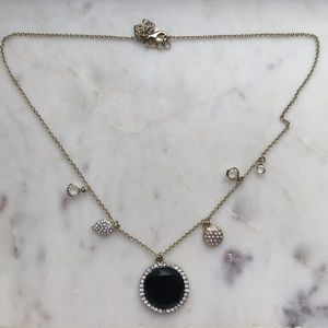 Banana Republic Necklace with Black Stone